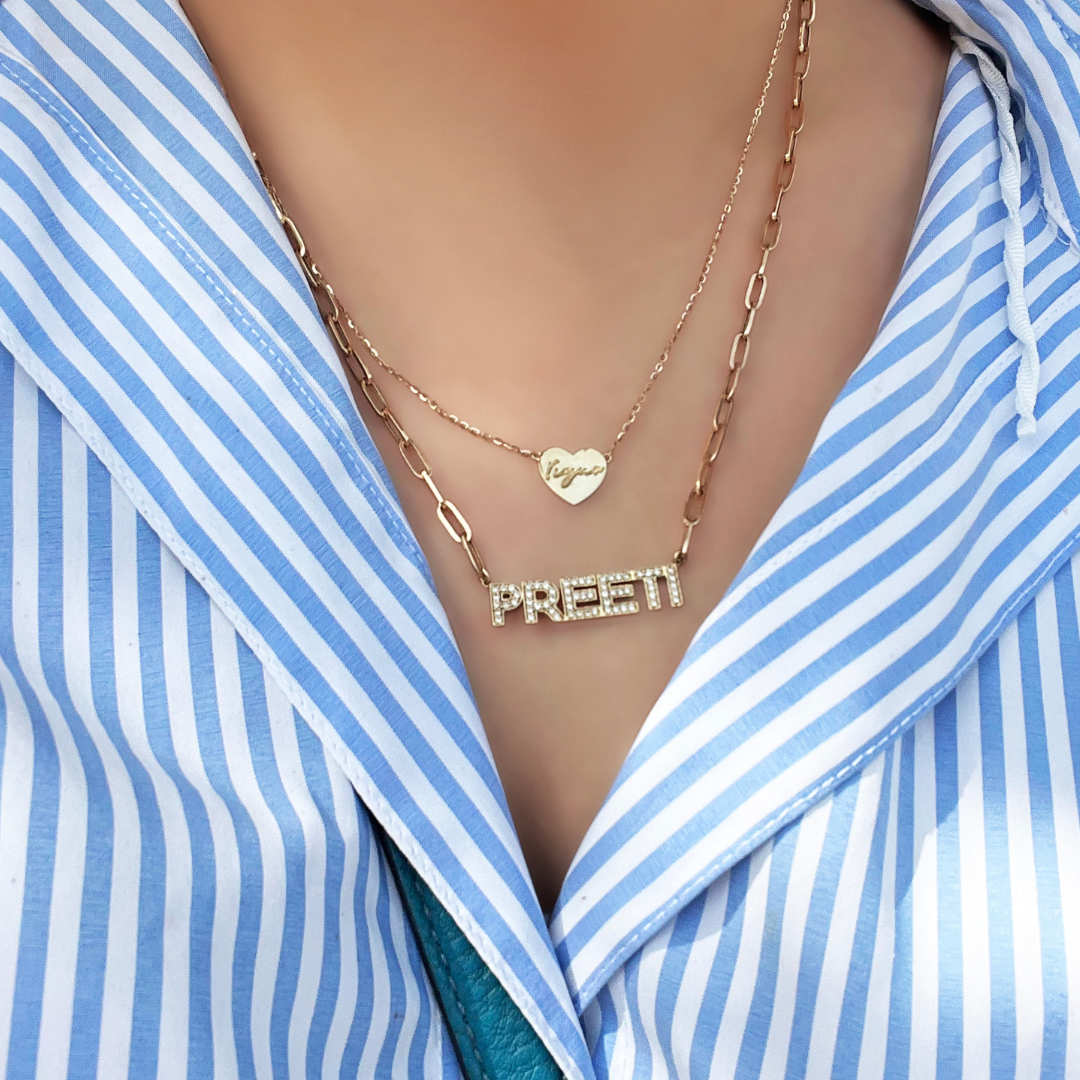 Handwritten Signature Heart Necklace