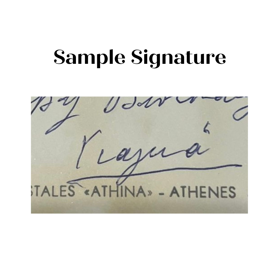 Handwritten Signature Heart Necklace