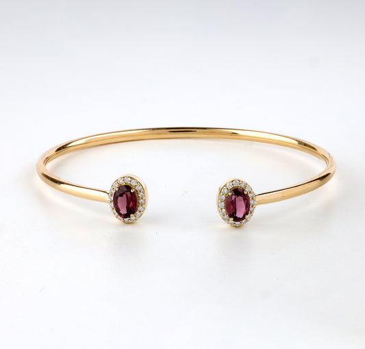 Diamond & Gemstone Bangle