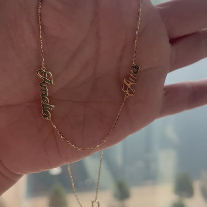 Two Names Necklace
