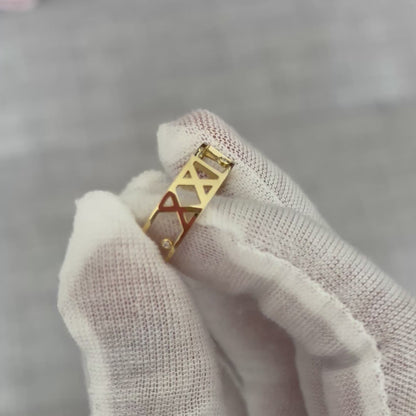 Roman Numeral Ring
