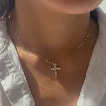 Diamond Cross Necklace