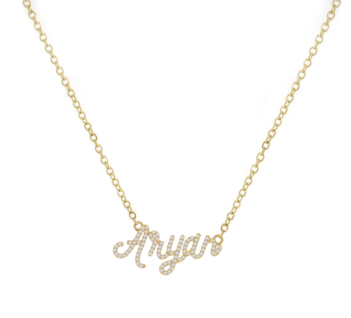 Diamond Name Necklace