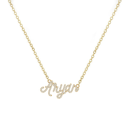 Diamond Name Necklace