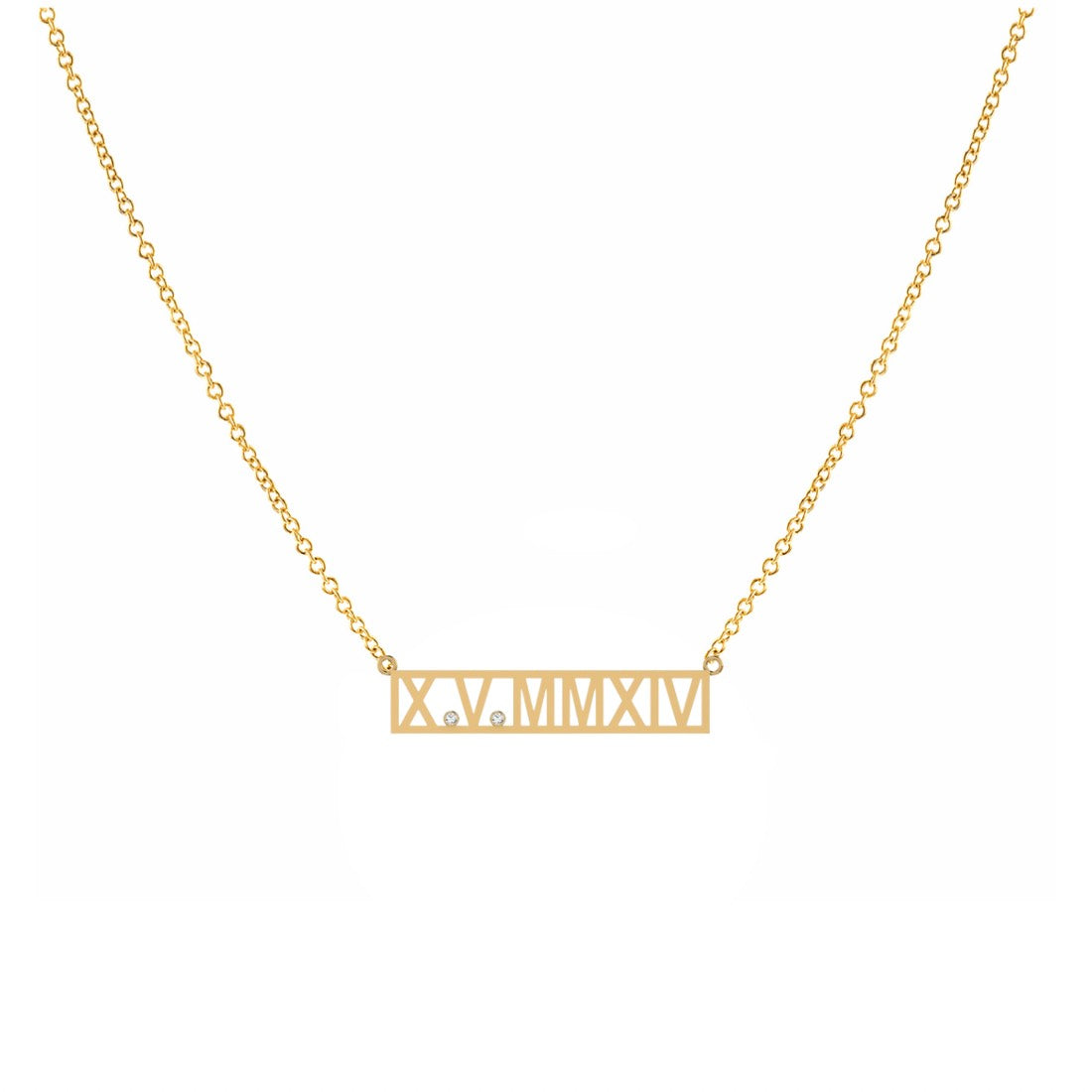 Roman Numeral Necklace