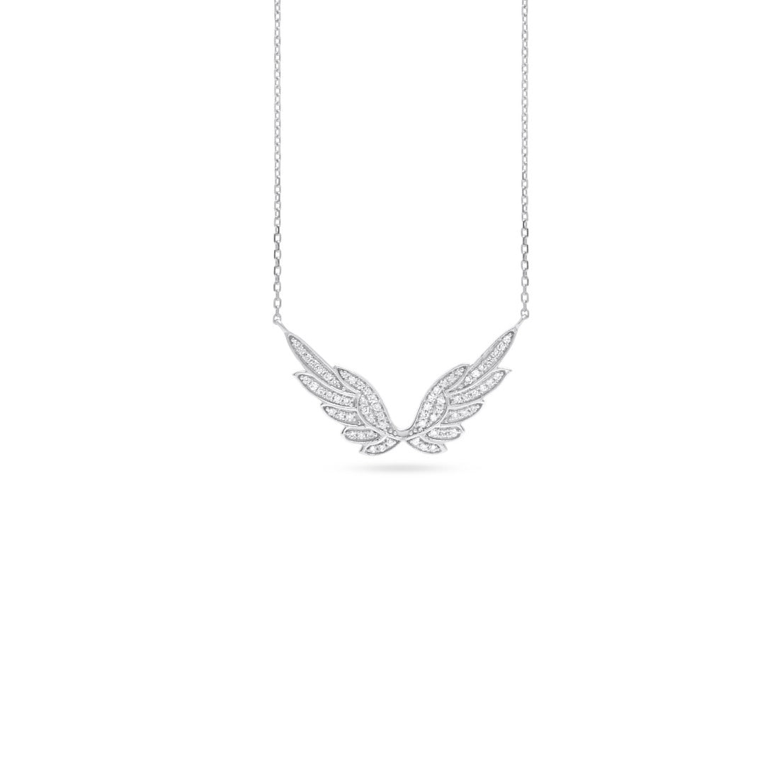 Diamond Angel Wings Necklace