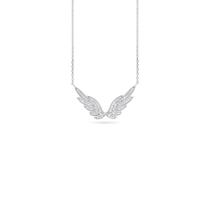 Diamond Angel Wings Necklace