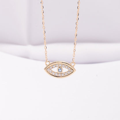 Evil Eye Diamond Necklace