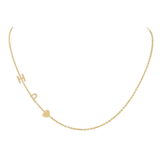 Asymmetric Initial Necklace