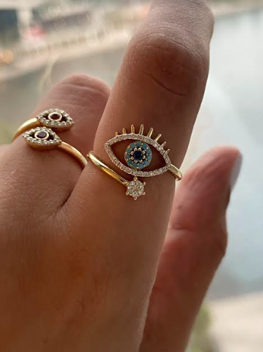 Evil Eye Wrap Ring