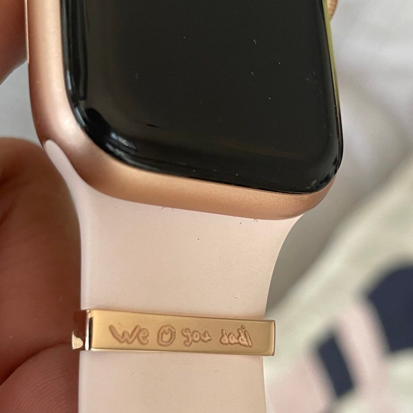 Engraved Charm for Apple Watch