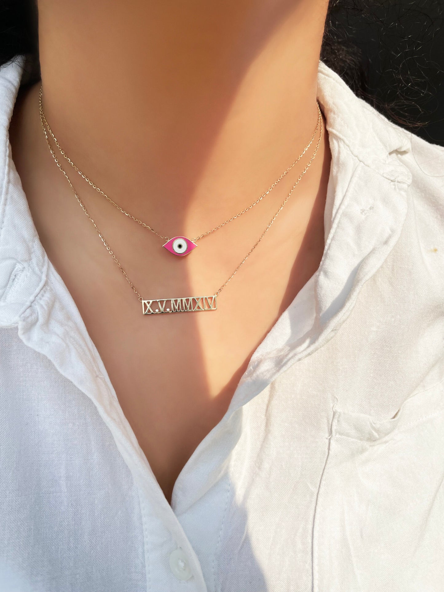 Roman Numeral Necklace