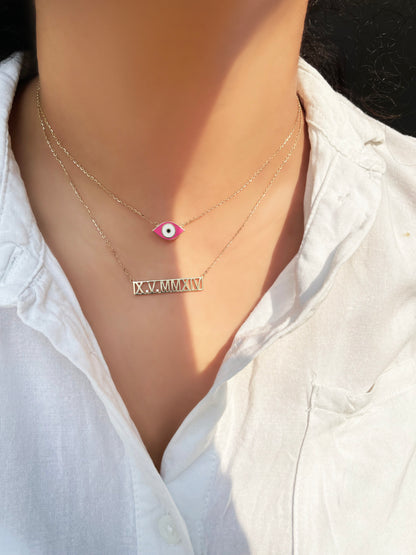 Roman Numeral Necklace