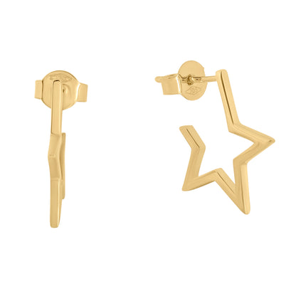 Solid Gold Star Huggies