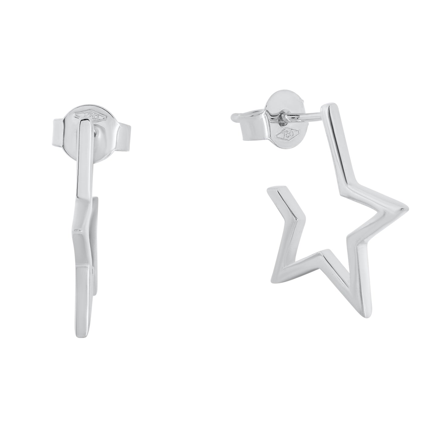 Solid Gold Star Huggies