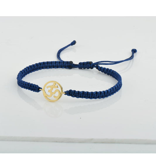 Large Om Cord Bracelet