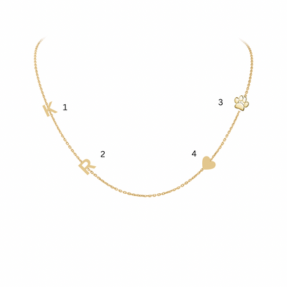 Build Your Own Necklace - Four Charms